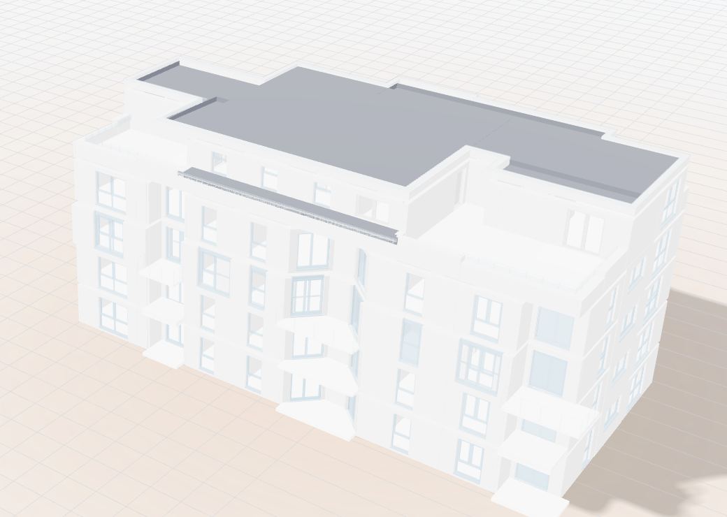 Interaktives 3D-Modell aus einer IFC-Datei